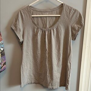 Lands’ End shirt, small, gray, good condition
